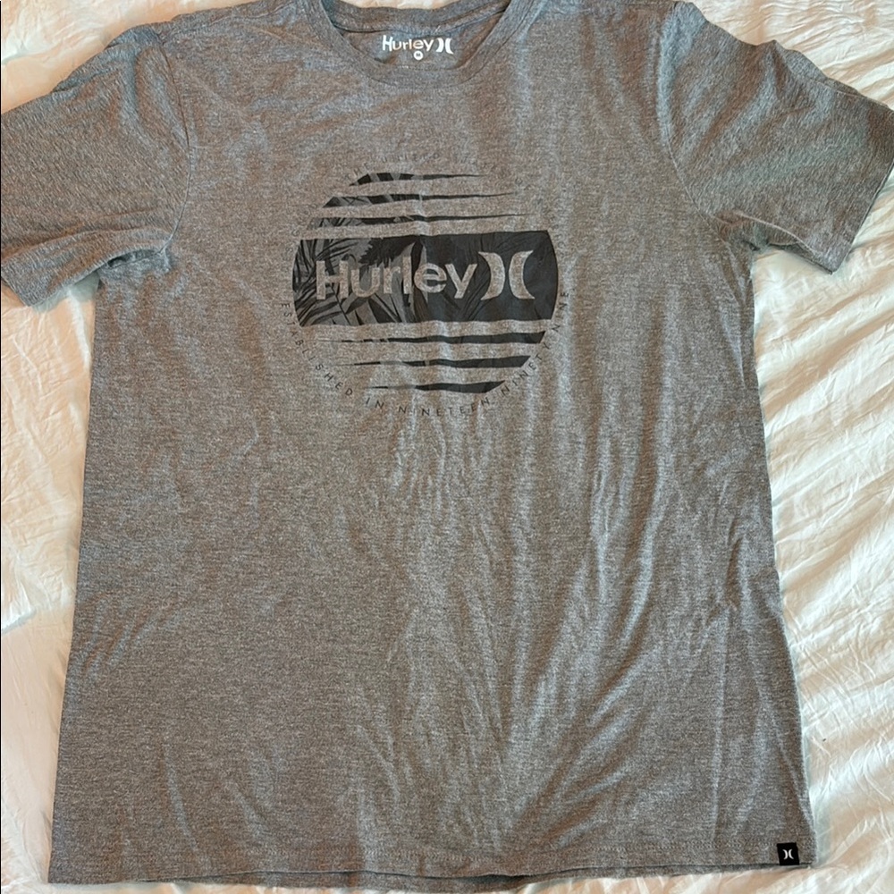 Hurley Heather Gray Short Sleeve Tee